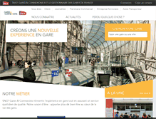 Tablet Screenshot of gares-sncf.com